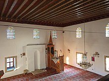 Merzifonlu Kara Mustafa Paşanın annesi için yaptırdığı caminin içi