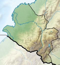 Mapa lokalizacyjna Nariño