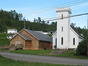 Die anglikanische Kirche St Paul in Old Hazelton, 2009