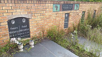 The graves of the children who died in the 1993 Mthatha raid