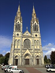 The church in Vimoutiers