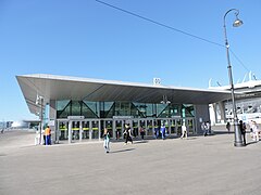 Het zuidelijke toegangsgebouw