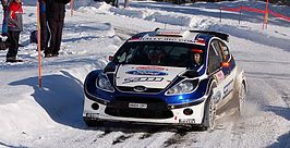 Hirvonen debuteerde de Ford Fiesta S2000 met winst