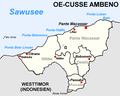Ortschaften in Oe-Cusse Ambeno