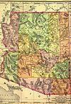 1895 map of Arizona