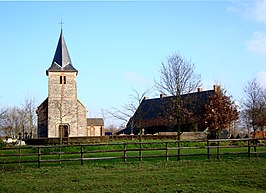 De kerk van Bennetot