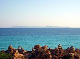 L'isola di Cabrera vista dal capo de Las Salinas (Maiorca).