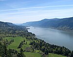The Columbia River as seen from Cape Horn Trail