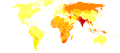 Death rates for same cause.