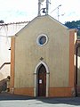 Fassade der Kapelle Saint Roch in Flassans sur Issolle