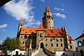 Hauberrissers Burg Busau/Bouzov in Mähren