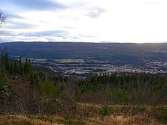 Gruben seen from Kvitbergan