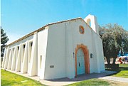 St. Thomas Mission Church a.k.a. "St. Thomas Aquinas Mission Church" – built in 1919 and located in Wigwam Road. The church which was built primarily for the Mexican farm workers of the Southwest Cotton Company. Cardinal Francis Spellman once celebrated Mass in this mission church. In 1969, the Church became part of the Phoenix Diocese.[20]