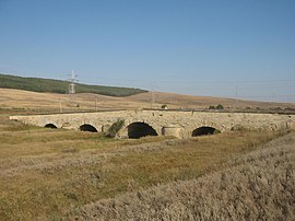 Docolina Bridge, în Chițcani village