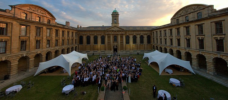 As dawn breaks, those attending the 2010 Ball at The Queen's College celebrate the end of another Oxford year.