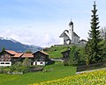 Dorf mit Kirche Sogn Gieri