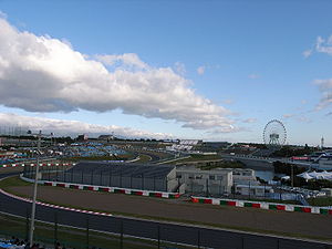 Het circuit van Suzuka.