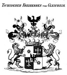 Wappen der Freiherren Tschiderer von Gleifheim