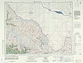 Map showing "Matsang" and the southern portion bordering Nepal (AMS, 1954)