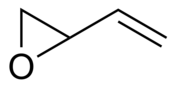 Structuurformule van vinyloxiraan