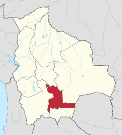 Location within Bolivia