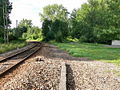 The former bifurcation of the lines to Amiens and Le Tréport.