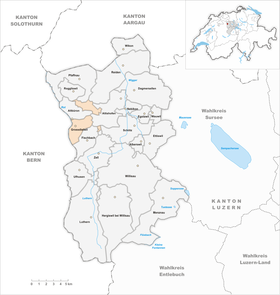 Karte von Grossdietwil