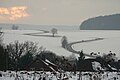 Winterlandschaft Nienstedt vom Nienstedter Pass aus gesehen