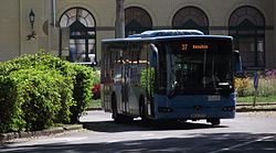 37-es busz a Főpályaudvarnál