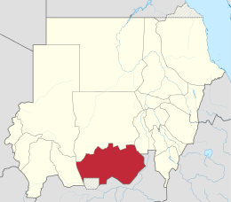 Kordofan Meridionale – Localizzazione