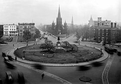 Photograph of Thomas Circle in 1922