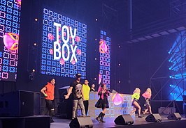 Toy-Box tijdens een optreden tijdens het Foute Festijn in de Evenementenhal te Gorinchem (2019)