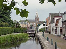 Het huidige oude dorp met de Oude Kerk