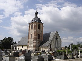 The church in Campigny