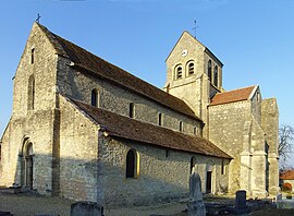 The church in Rosnay