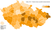 ČSSD results in 2017