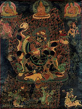 Zesarmige Mahakala, Tibet, 17e eeuw