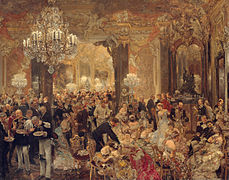 Das Ballsouper im Berliner Stadtschloss 1878