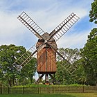 Bockwindmühle an den Berggärten