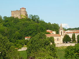 The chateau in Busséol