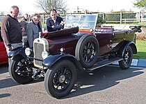 waarschijnlijk een Clyno Royal Tourer (ca. 1928)