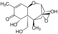 Strukturformel von Deoxynivalenol