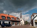 llpendam, church (Sint Sebastianuskerk) in the street