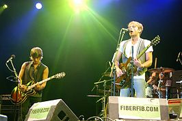 Kings of Leon op het festival Internacional de Benicàssim, Spanje, 22 juli 2007