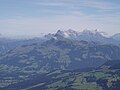 The Kitzbüheler Horn seen from the Gampenkogel, in the background the Loferer Steinberge range