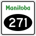 Provincial Route 271 marker