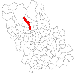 Location in Prahova County