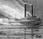 Illustration of the Sultana disaster