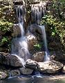 Una delle cascate del Parco Museo S'Abba Frisca