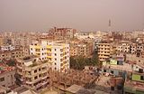 Town view in Savar city